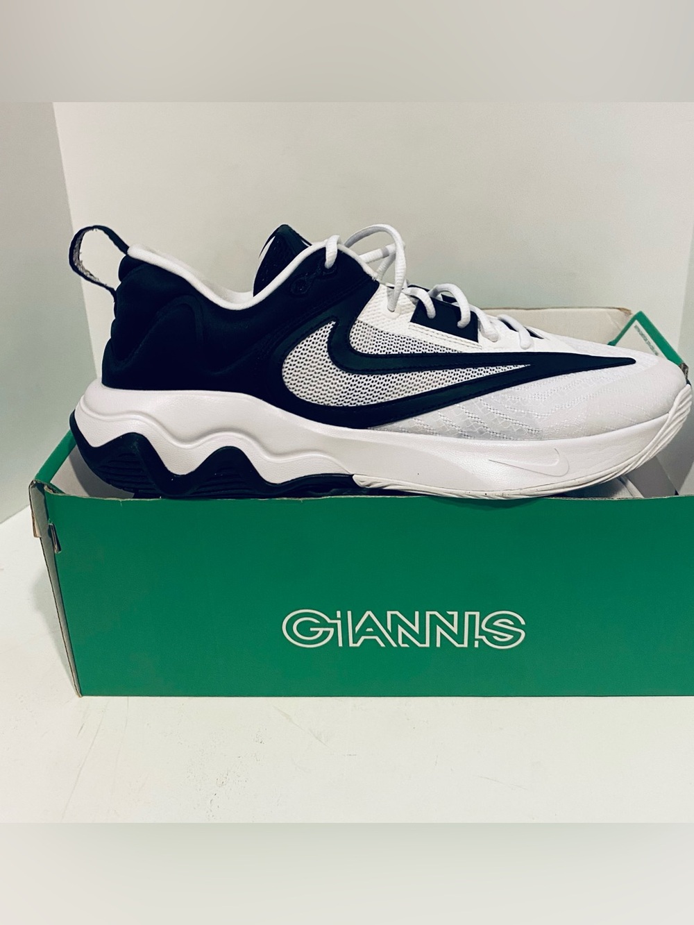 Nike Giannis Immortality 3 Oreo Mens 14 White Black Basketball Shoes DZ7533-100